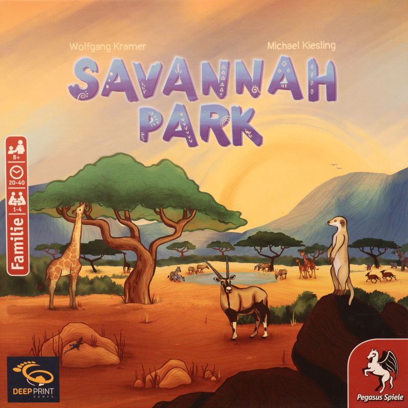 Savannah Park Cover des Brettspiels 'Savannah Park'